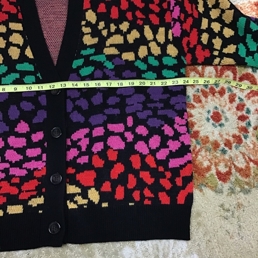 FARM Rio Rainbow Leopard Cardigan - Picture 5 of 11
